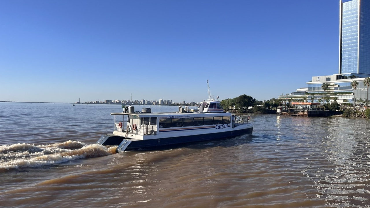 CatSul reduz horários na travessia Porto Alegre-Guaíba nesta sexta