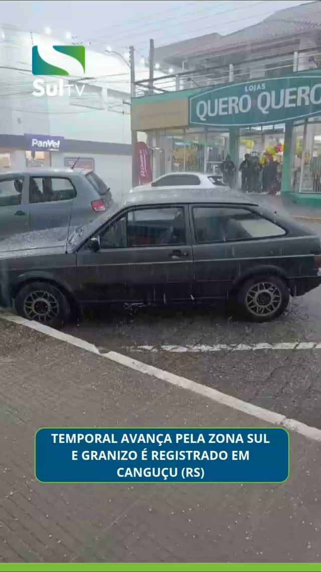Uma chuva de granizo foi registrada na tarde desta quinta-feira, dia 27, em Canguçu, na Zona Sul do Rio Grande do Sul. …