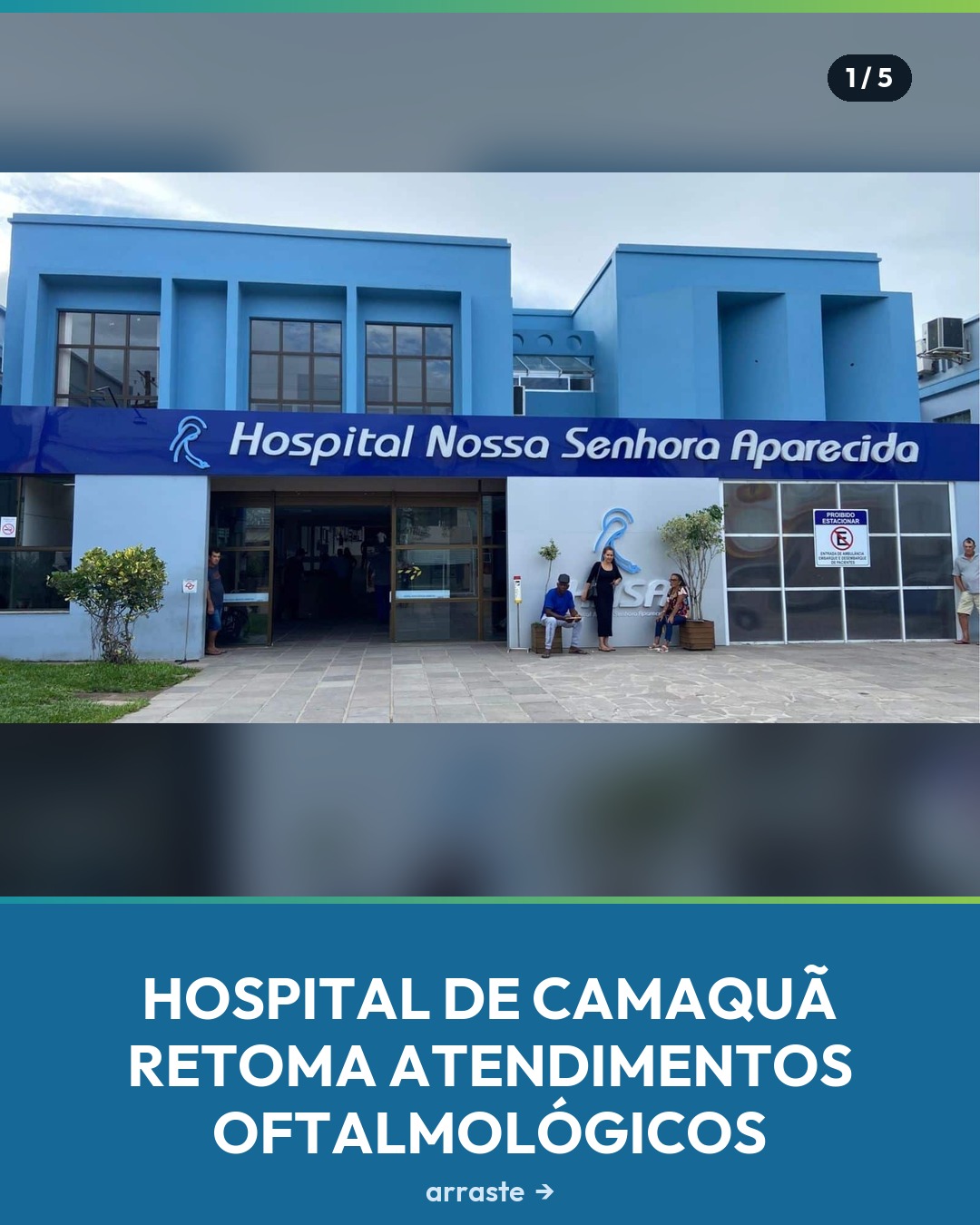 Boa notícia para quem precisa de cuidado com a visão em Camaquã: o Hospital da cidade retomou os atendimentos oftalmoló…