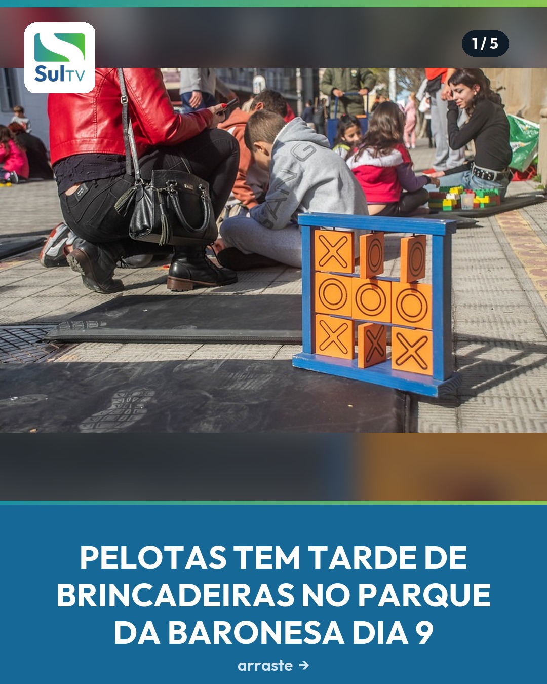 Uma tarde cheia de brincadeiras, música e cuidado está reservada para as crianças de Pelotas.