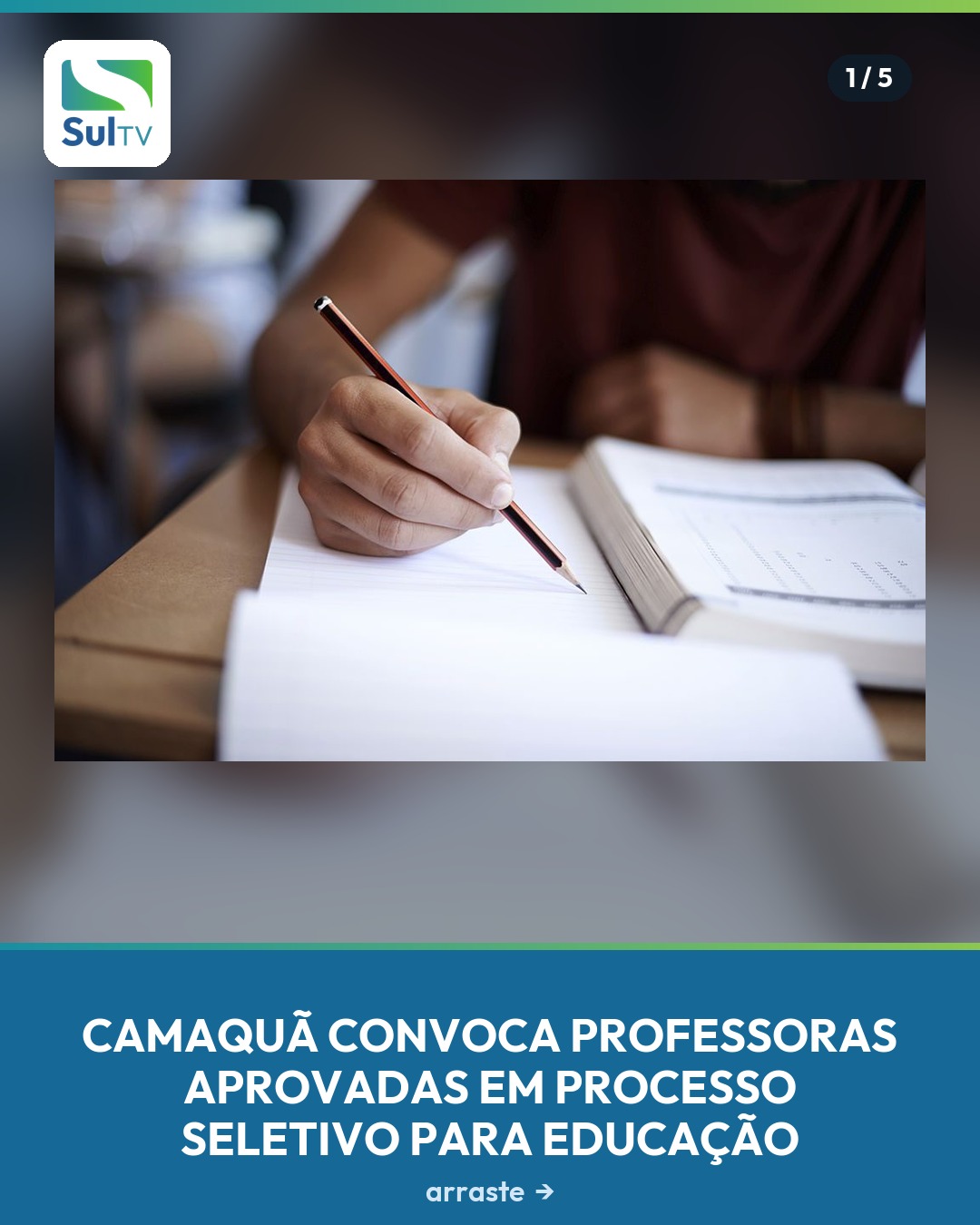 Candidatas têm dois dias úteis para comparecer à Secretaria de Educação e garantir a contratação temporária