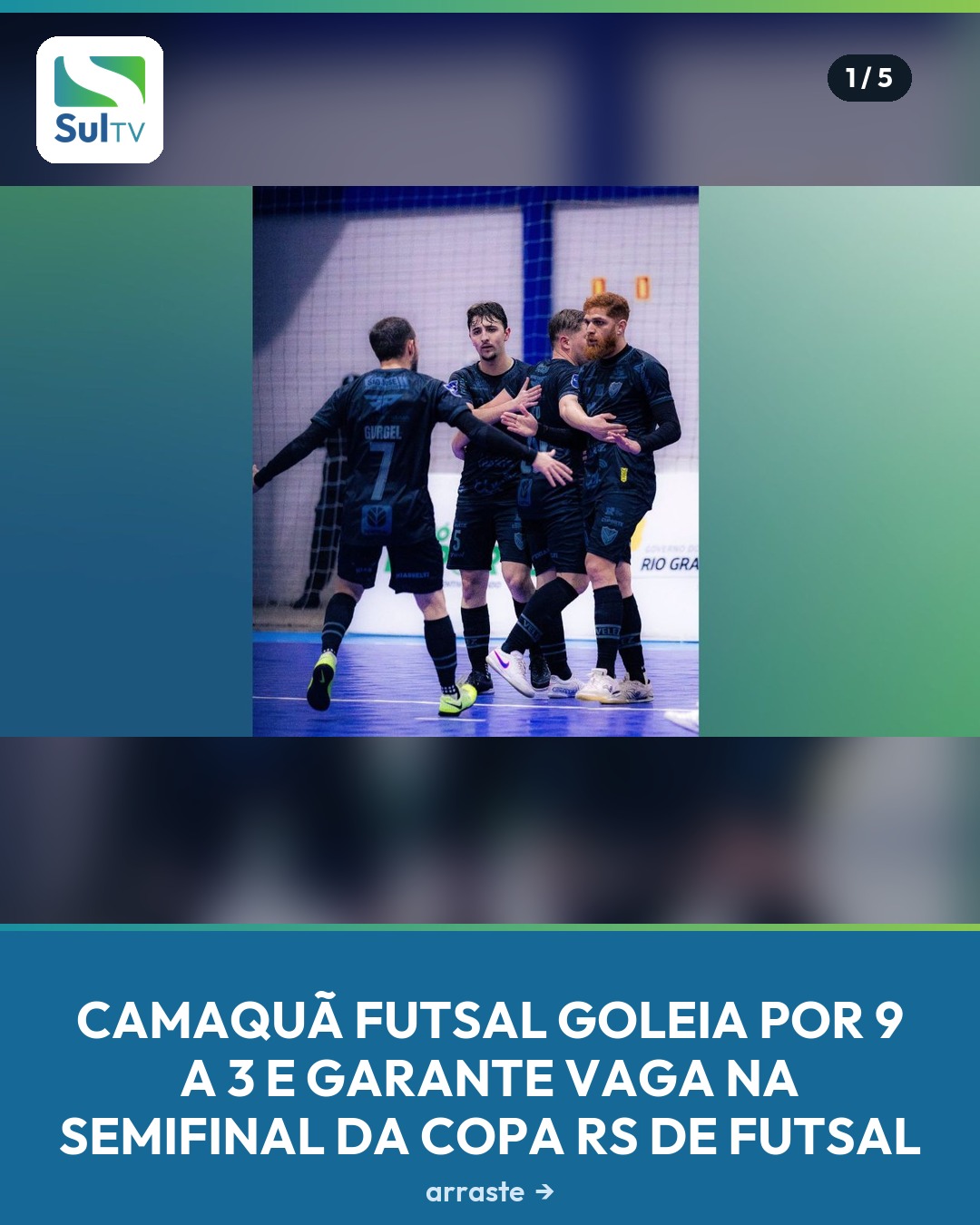Com hat-trick de Henrique Luft, equipe confirma liderança isolada do grupo na primeira fase