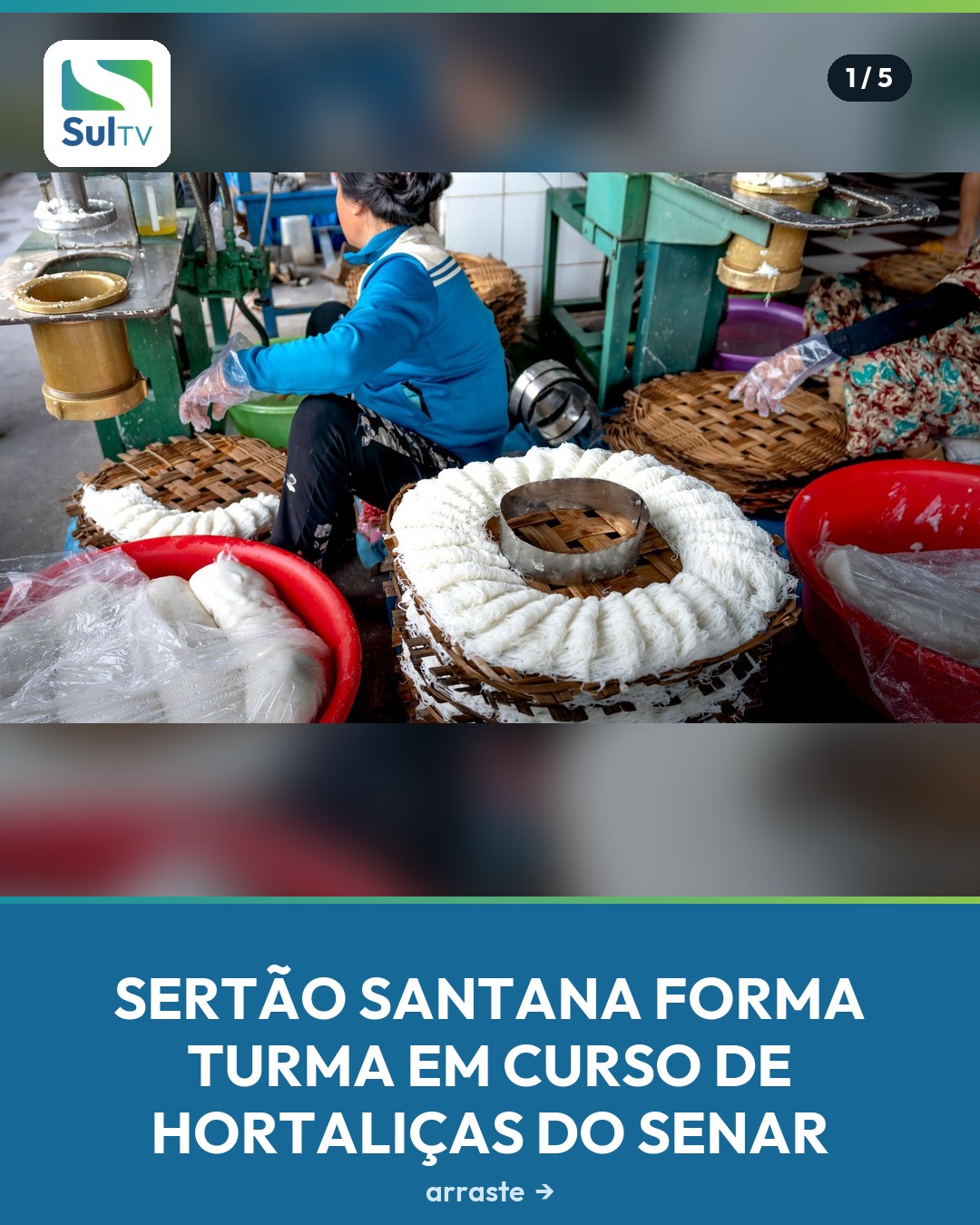Menos desperdício, mais renda: um grupo de mulheres de Sertão Santana concluiu curso de processamento de hortaliças em …
