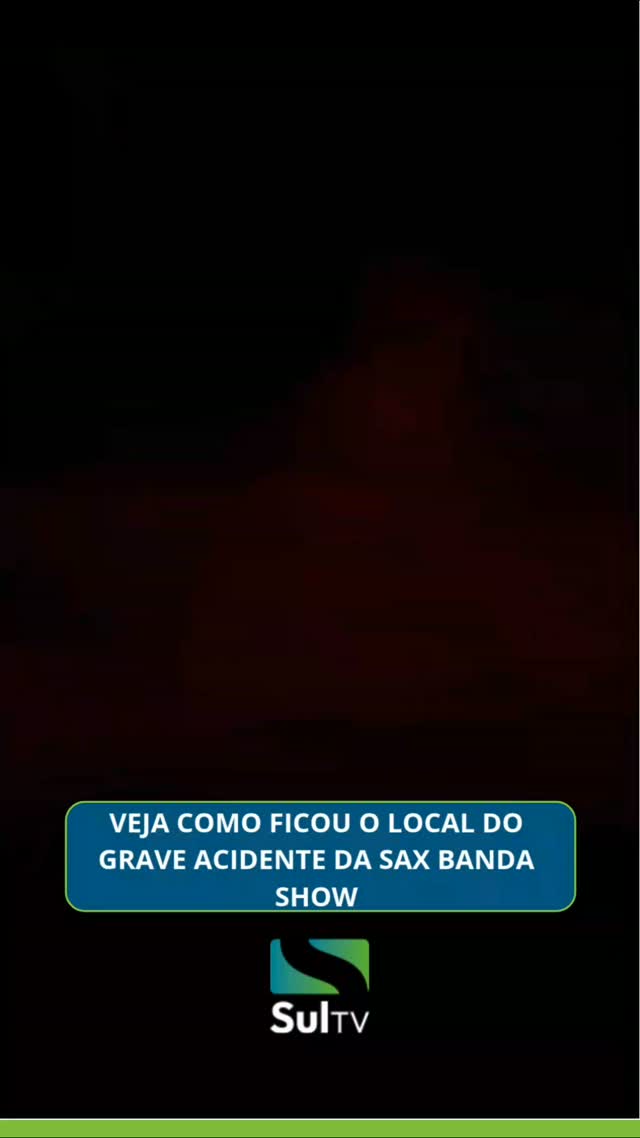 Veja como ficou o local do grave acidente que envolveu integrantes da Sax Banda Show na BR-116, em Camaquã. As imagens …