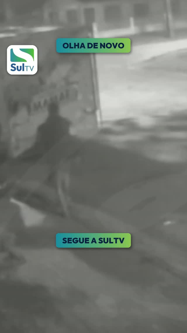 Câmera flagra trio arrombando trailer de lanches e sendo detido em Cascavel