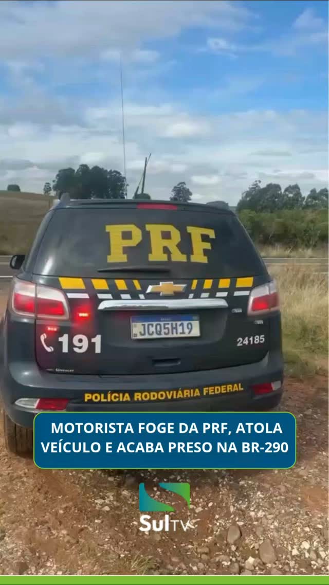Uma perseguição policial terminou com a apreensão de cerca de 10 mil maços de cigarros contrabandeados na BR-290, em Ro…