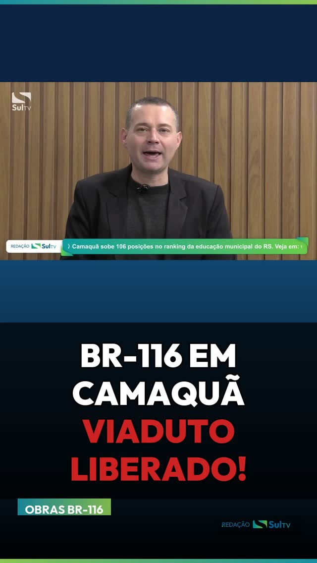 BR-116: viaduto da Pompeia é liberado em Camaquã