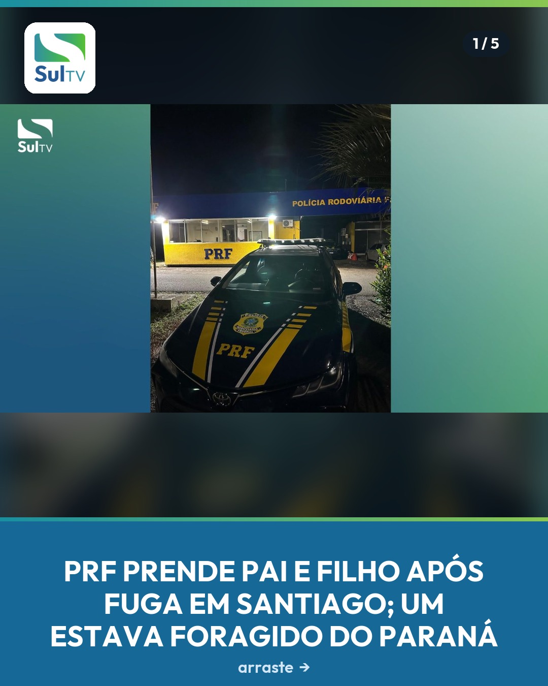Dupla tentou escapar por área de mata na BR-287 e foi localizada com apoio da Brigada Militar
