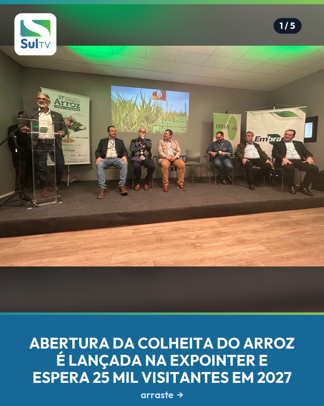 Federarroz defende cautela com estoques, educação financeira e novos mercados para garantir rentabilidade à orizicultura