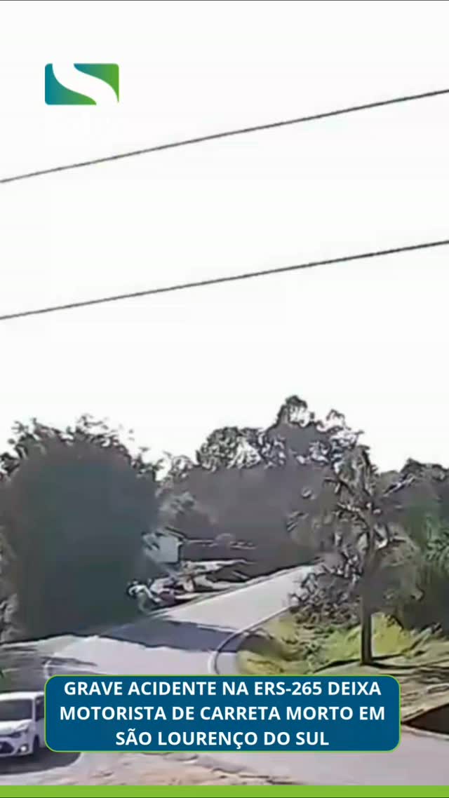 Um grave acidente deixou o motorista de uma carreta morto na manhã desta segunda-feira (5), na ERS-265, em São Lourenço…