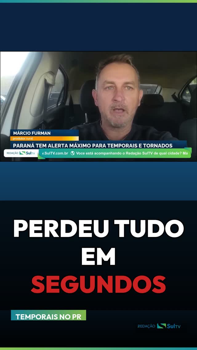 Tornados destroem casas e deixam 3 mortos no Paraná