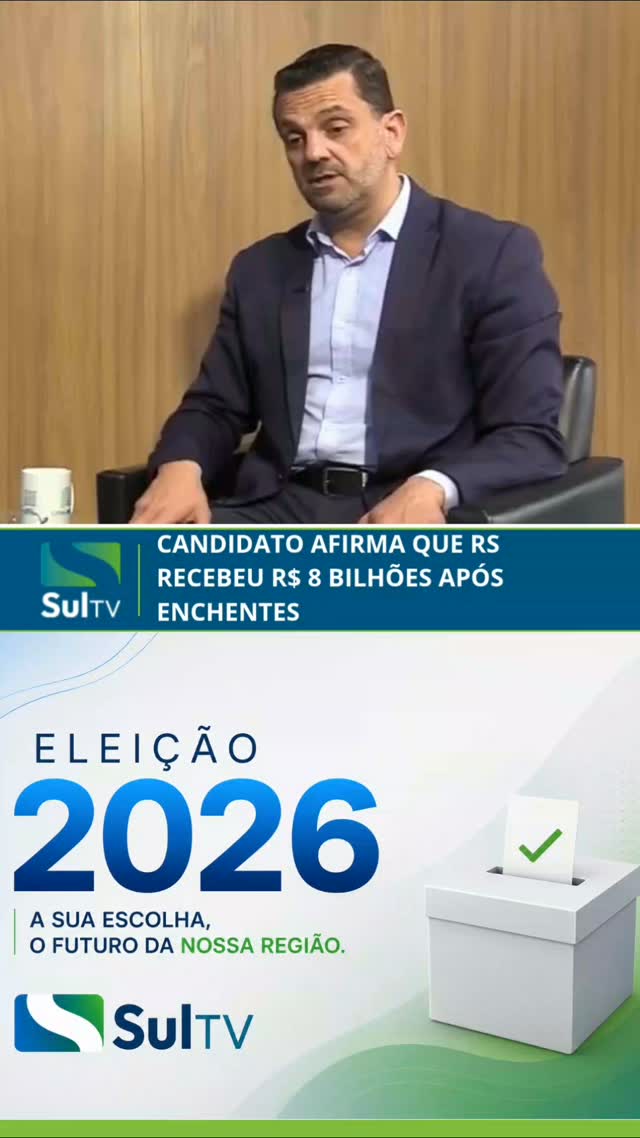 O RS recebeu cerca de R$ 8 bilhões após as enchentes. Mas onde estão as obras de proteção? A afirmação é do candidato a…