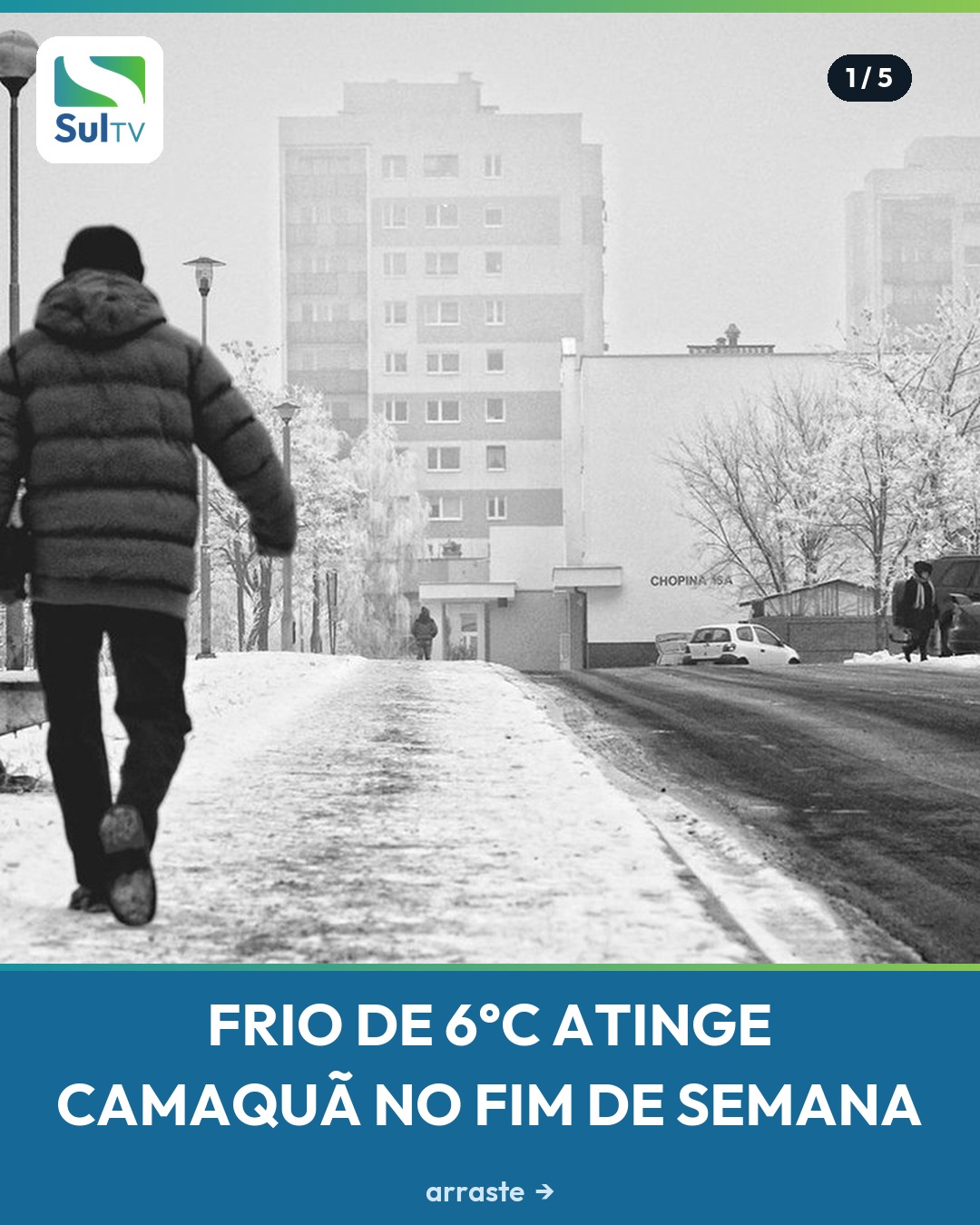 Frio de 6°C marca o fim de semana em Camaquã!