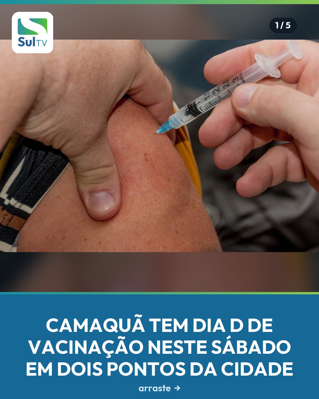 Atendimento ocorre das 8h às 17h, sem intervalo ao meio-dia, com todas as vacinas do calendário disponíveis.