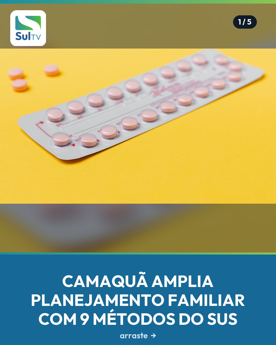 Camaquã amplia o acesso a métodos contraceptivos gratuitos pelo SUS.