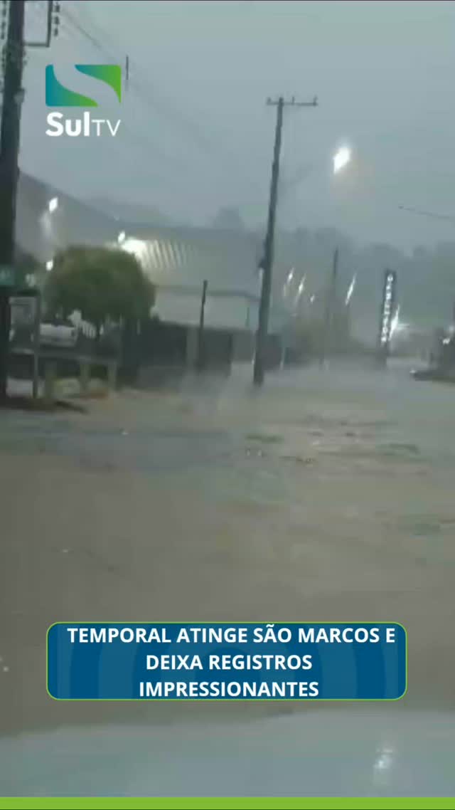 São Marcos também foi atingida pelos fortes temporais registrados durante a madrugada desta segunda-feira (21), no Rio …