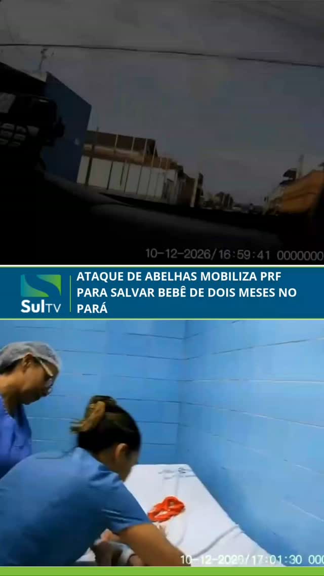 🚨🐝 BEBÊ DE DOIS MESES E PAI SÃO SOCORRIDOS PELA PRF APÓS ATAQUE DE ABELHAS