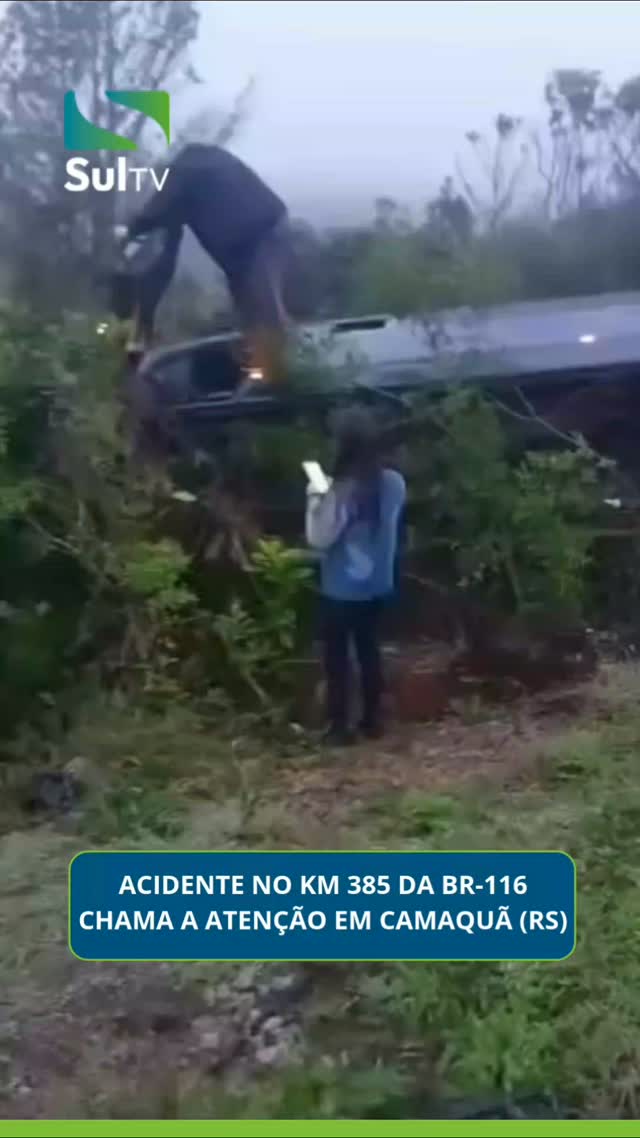 Um acidente envolvendo três veículos foi registrado na manhã deste domingo, na BR-116, em Camaquã. A ocorrência acontec…