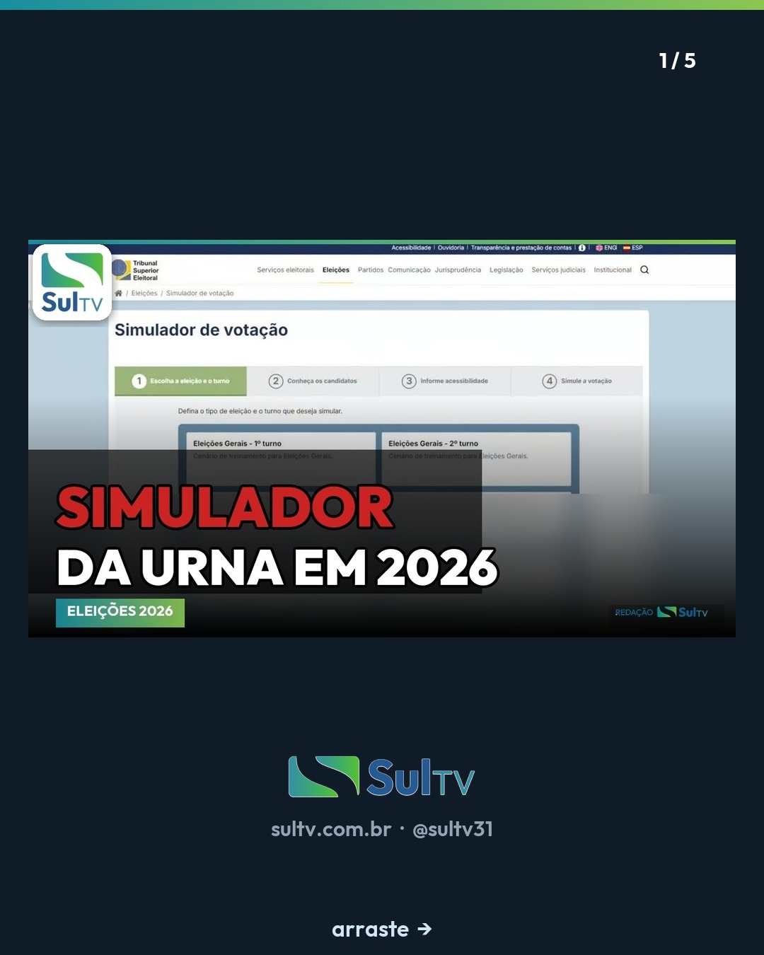 10ª Zona detalha novidades da votação e demonstra ao vivo o simulador do TSE na bancada da SulTV