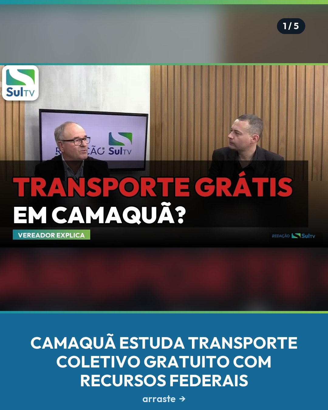Vereador Ilson Meirelles diz que município busca resgatar o hábito do ônibus e criou secretaria voltada à mobilidade ur…