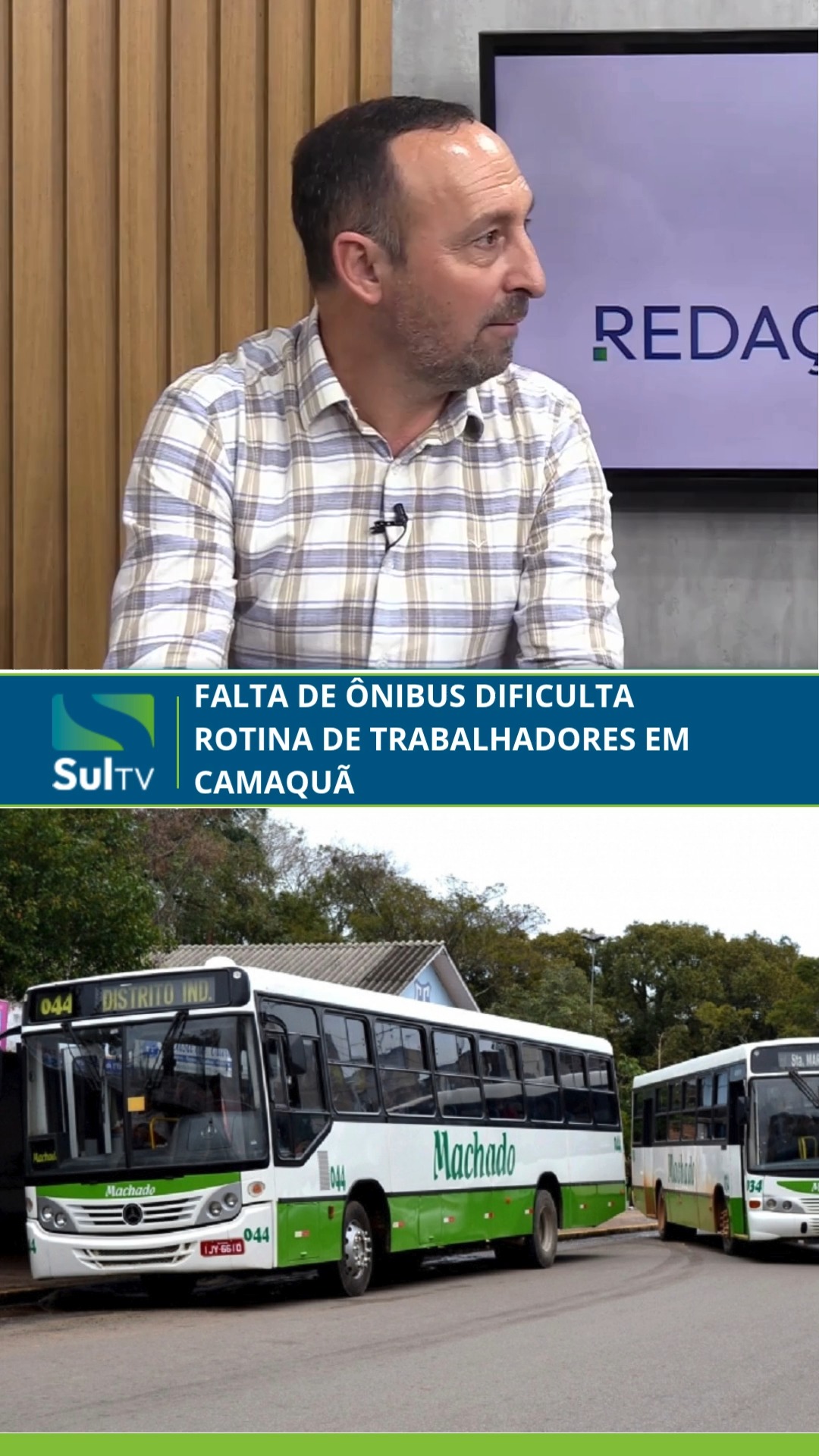 A situação do transporte coletivo em Camaquã foi destaque em entrevista ao Redação SulTV. O presidente da Câmara Munici…