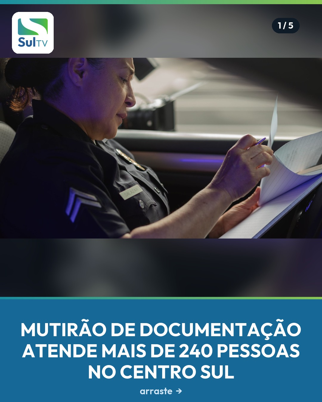 Mais de 240 pessoas resolveram pendências de documentação em apenas dois dias no Território Centro Sul.