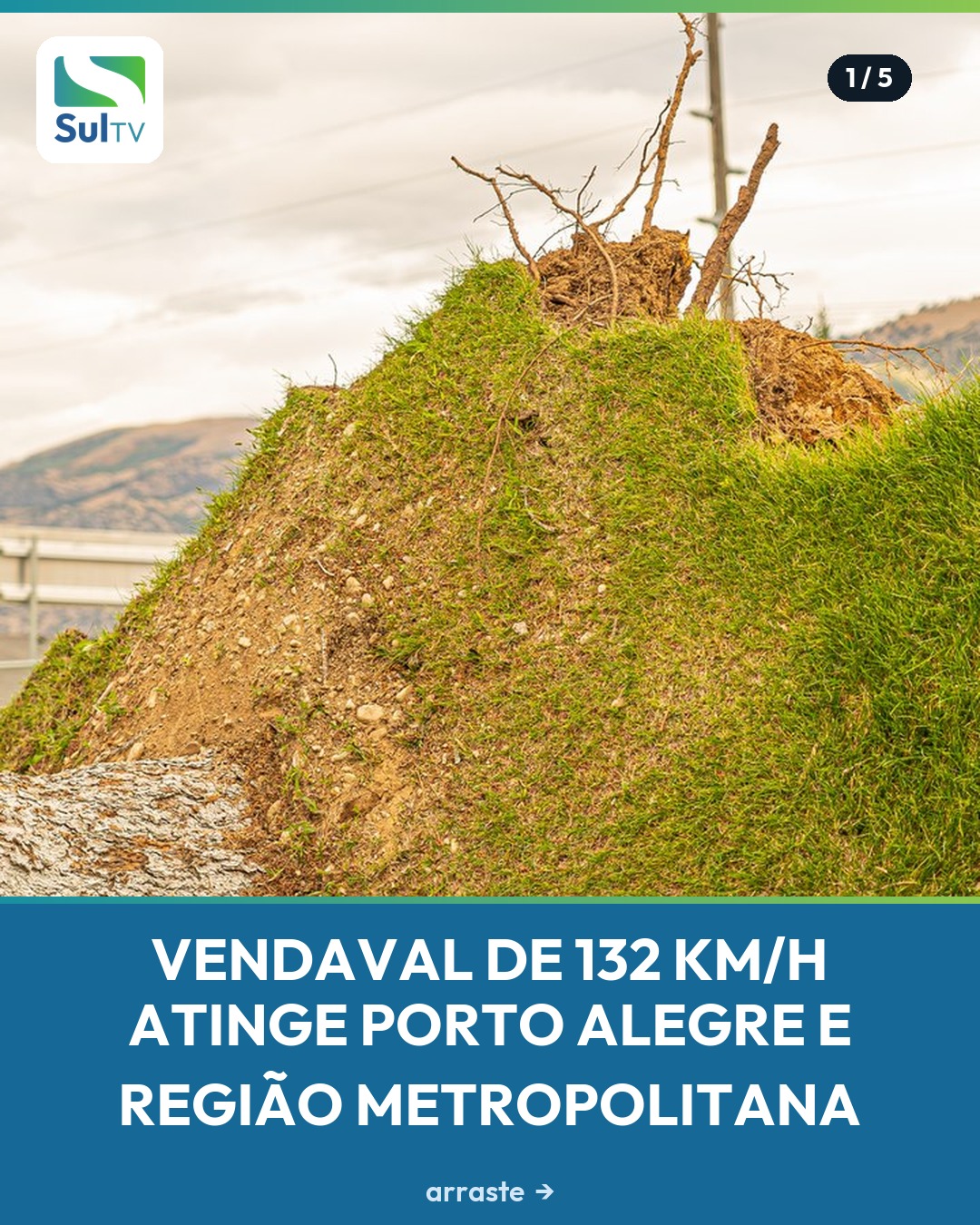 Um vendaval com rajadas de até 132 km/h atingiu Porto Alegre na noite de quinta-feira (6), um dos temporais mais intens…