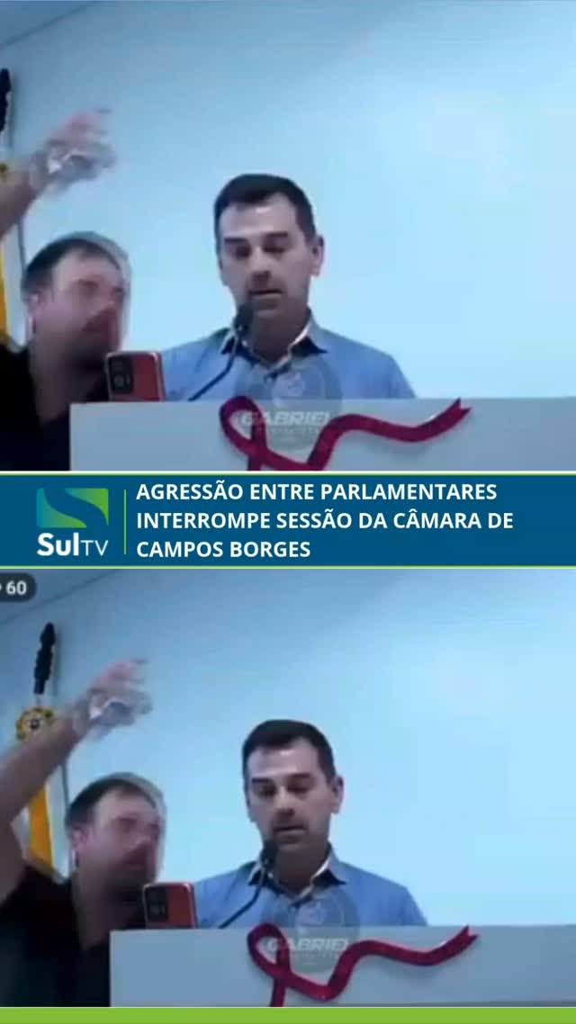 A sessão ordinária da Câmara de Vereadores de Campos Borges foi suspensa na segunda-feira (26), após uma agressão envol…