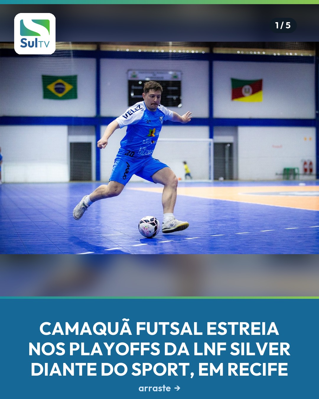 Alvi-Azul disputa jogo de ida das pré-quartas nesta sexta e decide a vaga em casa no dia 11
