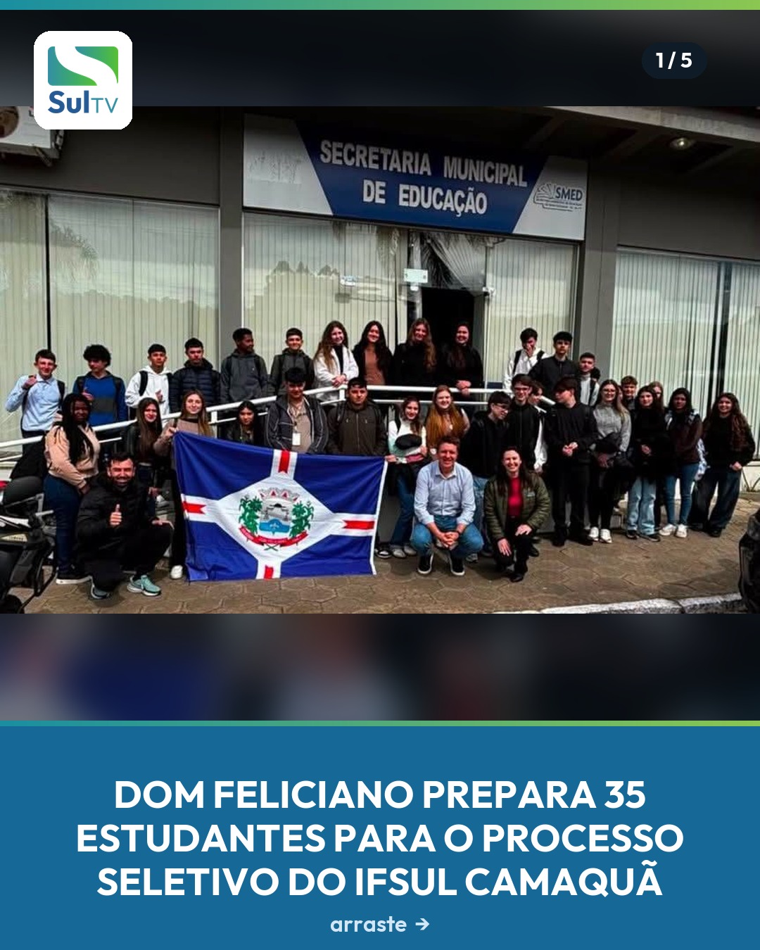 Parceria com a Secretaria de Educação mira o ingresso de alunos do 9º ano no ensino técnico em 2027