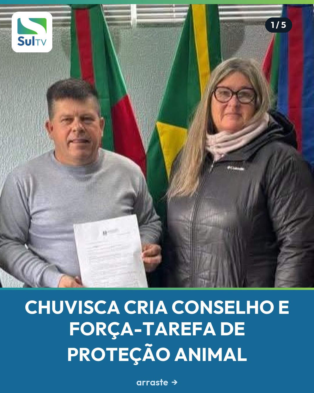 Chuvisca avança na proteção animal: a prefeitura estrutura um conselho municipal, uma força-tarefa de fiscalização e um…