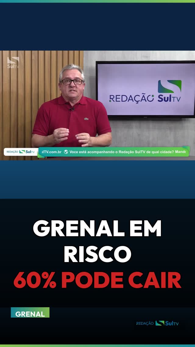 Grêmio e Inter: até 60% de chance de cair para a 2ª divisão