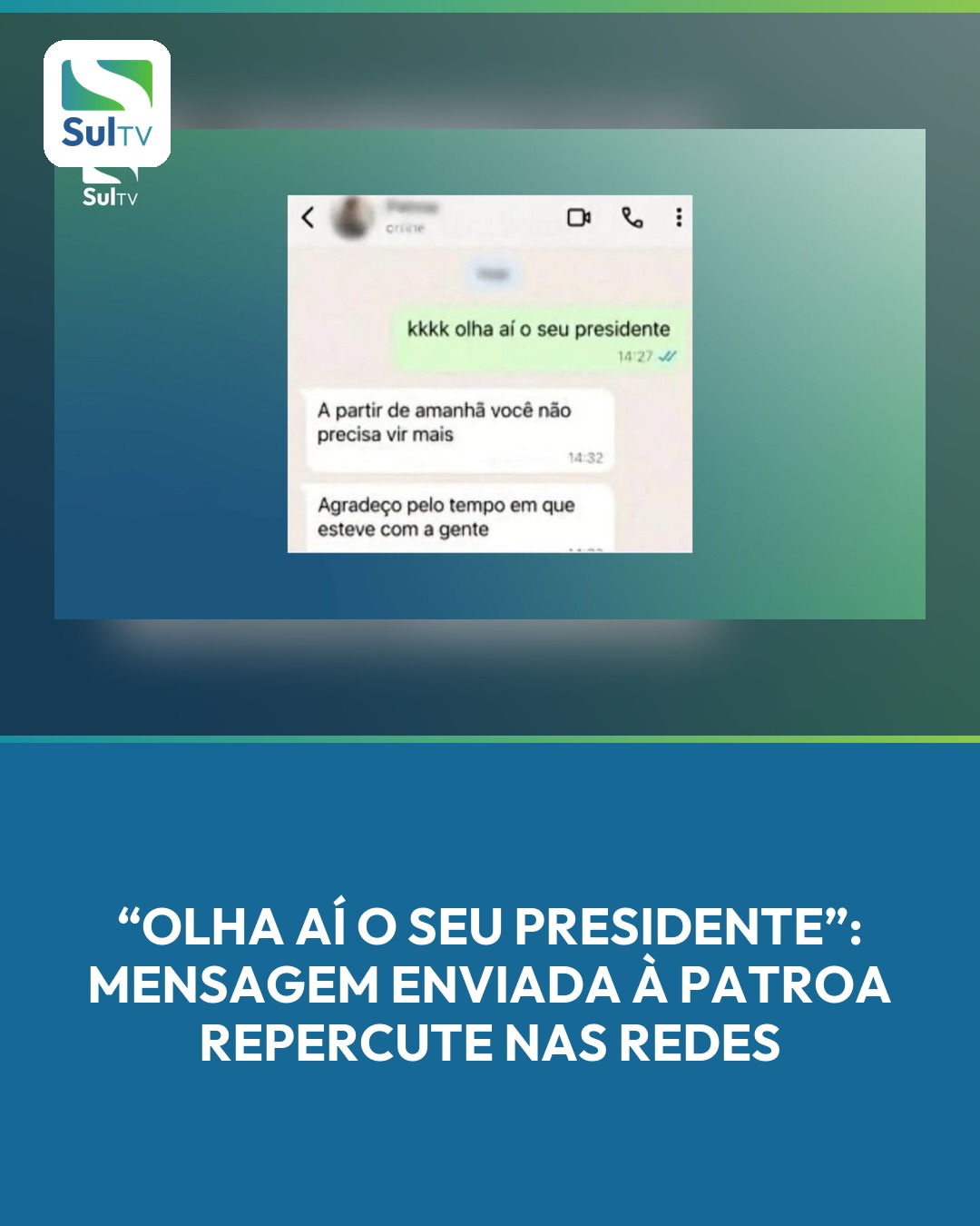 Caso ocorreu em Campo Grande (MS) e ganhou repercussão nas redes sociais; desligamento não tem confirmação oficial